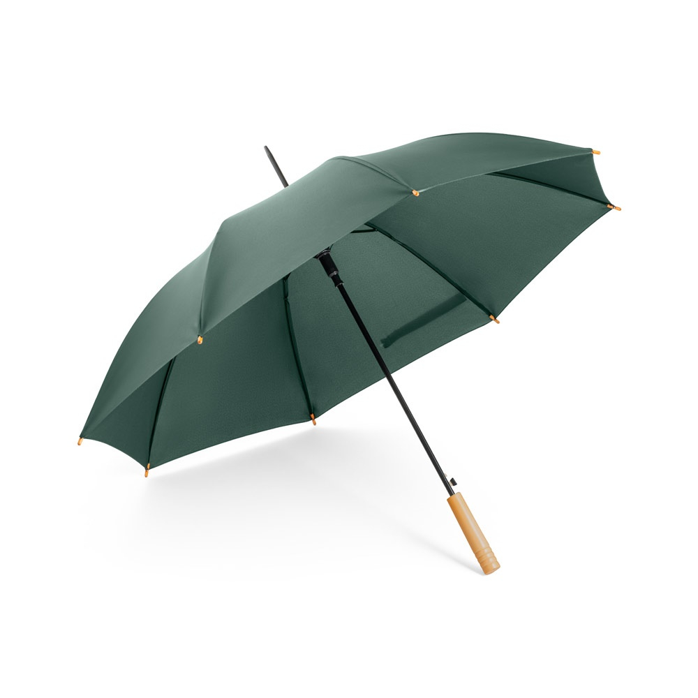 Parapluie publicitaire en rPET APOLO Vert fonce